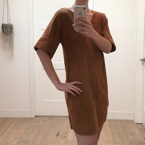 Vince Camuto Faux Suede Dress